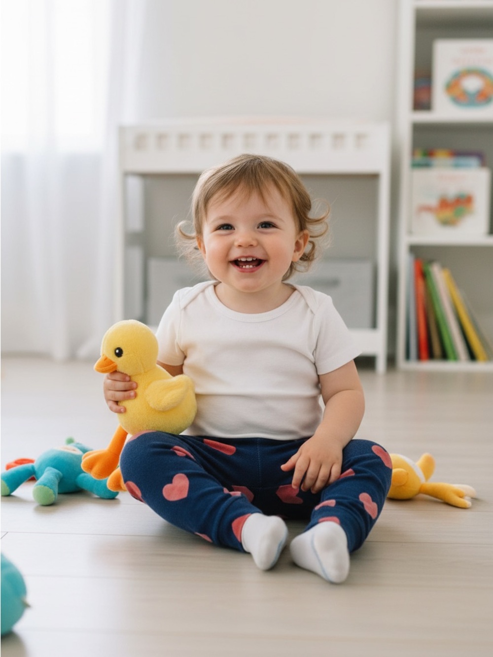 Plush Yellow Duck Soft Toy - Kids Toys